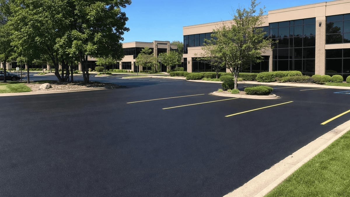 Office Park Sealcoating & Crack Repair