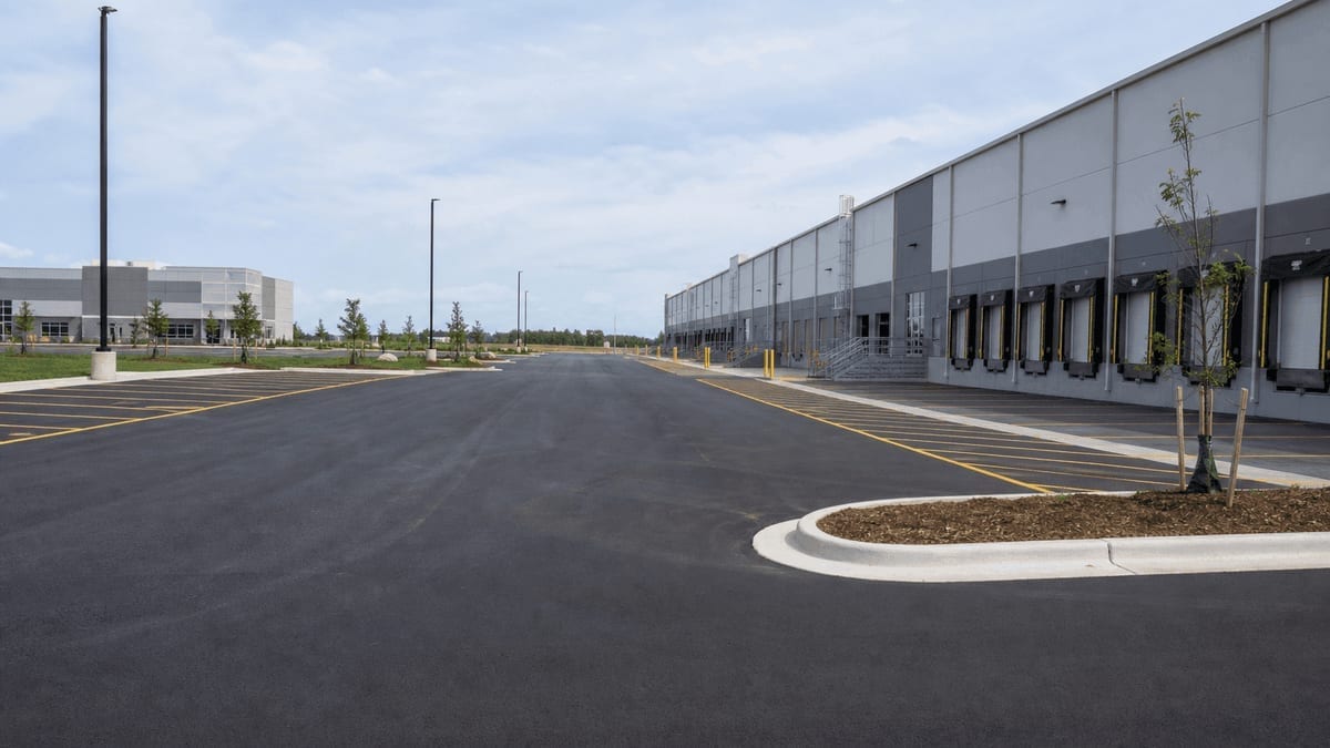 Industrial Site Parking & Drive Lane Paving